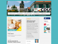 cdu-burscheid.de Webseite Vorschau
