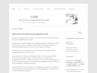 cdw-stbg.de Webseite Vorschau