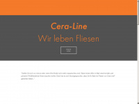 cera-line.de Webseite Vorschau