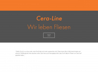 cera-line.com Webseite Vorschau