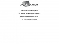 chaostheater.de Webseite Vorschau