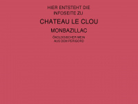 chateau-le-clou.de Webseite Vorschau