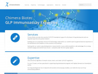 chimera-biotec.com Webseite Vorschau