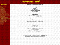 china-imbiss-nam.de Webseite Vorschau