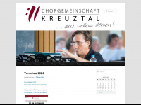 chorgemeinschaft-kreuztal.de Webseite Vorschau