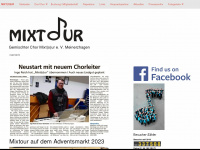 chor-mixtour.de Webseite Vorschau