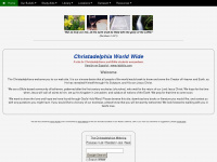 christadelphia.org Webseite Vorschau