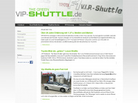 vip-shuttle.de Webseite Vorschau