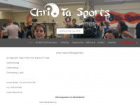 chritasports.de Webseite Vorschau