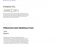 kroes-modelive.de Webseite Vorschau