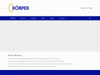 ckoerper.de Webseite Vorschau