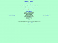 jaguar-literatur.de Webseite Vorschau