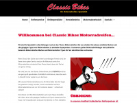 classicbikes-online.de Webseite Vorschau