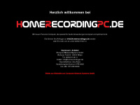 homerecordingpc.de Webseite Vorschau