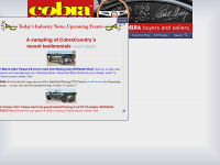 cobracountry.com Webseite Vorschau