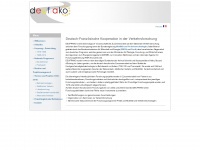 deufrako.org Webseite Vorschau