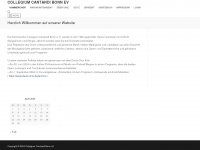 collegium-cantandi-bonn.de Webseite Vorschau