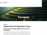 columbus-tours.de Webseite Vorschau