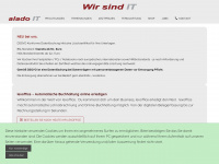 alado-it.de Webseite Vorschau
