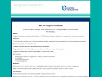 congress-consult.com Webseite Vorschau