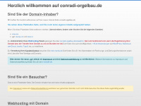 conradi-orgelbau.de Webseite Vorschau