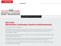 containerdienst-hoelzer.de Webseite Vorschau