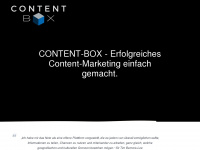 content-box.de Webseite Vorschau
