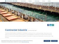 continental-industrie.de Webseite Vorschau