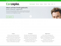 conzepke.de Webseite Vorschau