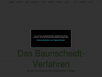 baunscheidt.org Webseite Vorschau