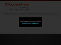 copyline.de Webseite Vorschau