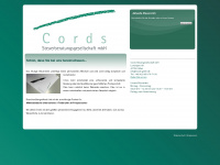 cords-gmbh.de Webseite Vorschau
