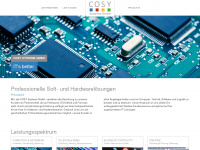 cosy-systeme.com Webseite Vorschau