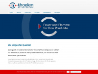 thoelen-haertetechnik.de Webseite Vorschau