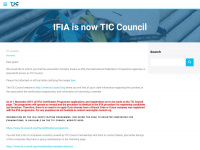 ifia-federation.org Webseite Vorschau