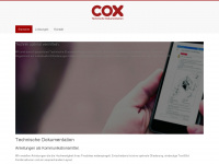 cox.de Webseite Vorschau