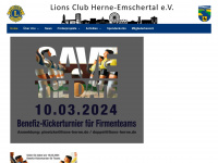 lions-herne.de Webseite Vorschau
