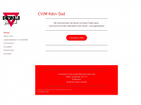 cvjm-koeln-sued.de Webseite Vorschau