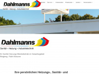 dahlmanns.net Webseite Vorschau