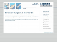 dalbeck-gmbh.de Webseite Vorschau