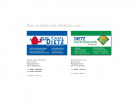 d-dietz.de Webseite Vorschau