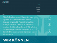 omega-heimtextilien.com Webseite Vorschau