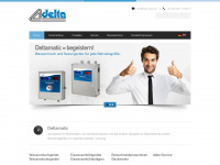 delta-back.de Webseite Vorschau