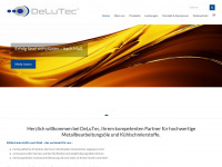 delutec.de Webseite Vorschau