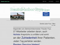 dentallabor-frye.de Webseite Vorschau