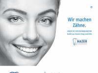 dentallaborhazer.de Webseite Vorschau