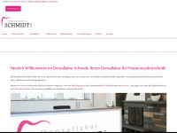 dentallabor-schmidt.de Webseite Vorschau