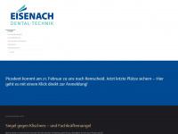 eisenach-dentaltechnik.de Webseite Vorschau
