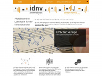 idnv.net Webseite Vorschau