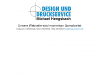 design-druckservice.de Webseite Vorschau